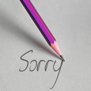 Mistakes happen and it's OK.